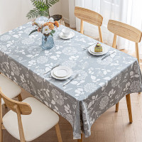 未易 桌布家用长方形耐高温台布 防水防油免洗餐桌盖布 120*70