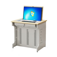 NHZHIW翻转电脑桌多媒体教室学校机房单人位