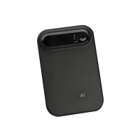 未易 A1智能AI录音笔会议纪要录音设备AI分析总结实时转写电话录音神器DingTalk A1旗舰版 暮影黑含高级权益