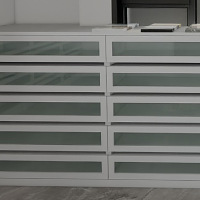 鑫伟艺 定制 钢展柜厚度1.2mm冷轧钢板 单位:台