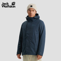 Jack Wolfskin狼爪冲锋衣 男秋冬防水保暖 抓绒三合一夹克5123251-1010