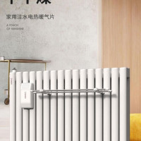 胜帐加水电暖气片家用水暖 新款白色智能1.4米铝合金 供暖18-26平方