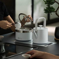 THERMOS膳魔师电热水壶304不锈钢家用电器煮水壶自动断电保温一体壶 220V