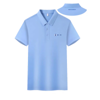 探戈 短袖夏季翻领T恤POLO衫工装t恤 定制LOGO 95%的棉