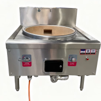 玮晟亮厨 80型商用单眼大锅灶猛火灶食堂酒店厨房工地饭店专用商用天燃气炒菜锅灶台