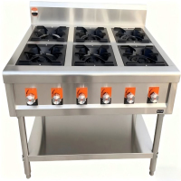 玮晟亮厨 煲仔炉商用燃气炉灶六眼多头节能砂锅炉液化气多头炉炉灶