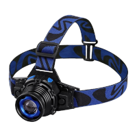 鸣固 消防头灯 ABS+铝合金变焦感应头灯 