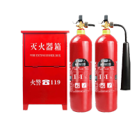 淮海 二氧化碳灭火器2公斤组合[2具灭火器+1具箱子]国家消防认证家用商用灭火器 分开发货