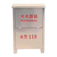 淮海 灭火器箱5kg两只装 可放置2/3/4/5公斤干粉灭火器 工厂用消防箱 [不锈钢升级款] KS976770
