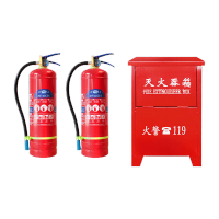 淮海 4kg干粉灭火器*2+灭火箱厚0.5mm*1