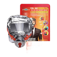 淮海 消防面具面罩防火防烟防毒面具面罩酒店火灾逃生面具呼吸应急过滤式自救呼吸器