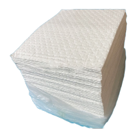 鸣固 吸油棉片 吸油毡溢油用工业加油站海事船用吸油棉 复合400*500*2mm 100片/箱CW756782