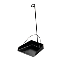 鸣固 ZJ6546垃圾铲子环卫簸箕园林清洁畚箕铁簸箕户外扫马路垃圾斗 黑色加厚焊接款垃圾铲CW466152