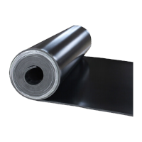 腾驰 CT 绝缘垫 10kv高压橡胶板 配电室绝缘胶垫台垫桌垫 黑色工业胶皮耐油地胶皮(1米*10米*3mm)