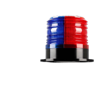鸣固太阳能警示灯LED 交通施工车载夜间LED吸顶灯强磁 红蓝双色