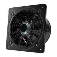 鸣固 工业强力排风扇 排气扇抽风机换气扇 不锈钢10寸前方后圆-圆简直径250KW993760