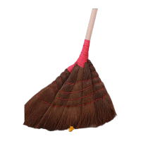 鸣固 软毛棕扫把 鬃毛笤帚扫地马路扫帚 棕毛加厚扫把 加厚款1米长KW283757