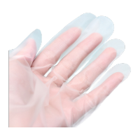 鸣固ZJ5335 加厚一次性手套100只装 防护隔离手套 均码CPE手套 烧烤夜宵龙虾