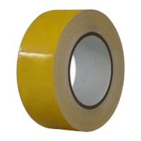 鸣固 单色管道标识色环带 管路标签色环反光胶带 10cm×50m黄色MGF2112 KW682313