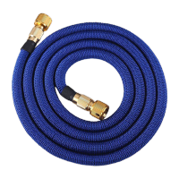 鸣固ZJ6661 花园水管 洗车水管魔术伸缩水管 蓝色镀铜10米注水后30米款