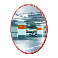 鸣固 交通广角镜 室内外道路广角镜子 凸面反光镜道路转角弯镜凹凸镜防盗镜 直径80CM室内款(无立杆)