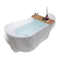 鸣固ZJ3914 一次性泡澡袋 浴缸套浴桶袋沐浴袋 酒店浴盆水疗袋 SPA加厚隔离袋120×160cm 50片装
