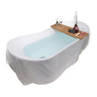 鸣固ZJ3928 一次性泡澡袋 浴缸套浴桶袋沐浴袋 酒店浴盆水疗袋 SPA加厚隔离袋120*260单个折叠 50片装