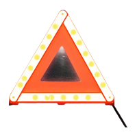 鸣固 汽车三角架警示牌车用反光折叠式安全应急救援标志三脚架[国标款]三角警示架/年检/150米 KW991893