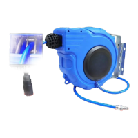 鸣固气鼓自动伸缩卷管器自动回收气管收管器卷线器绕管器鼓8*12*15米双层夹沙管KW358989