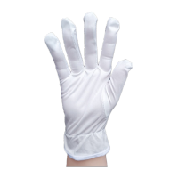 鸣固 无尘布手套 超细纤维手套礼仪手套 作业手套无尘手套 10双KW605600