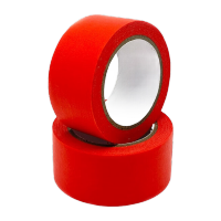 鸣固 彩色美纹纸胶带 美术生贴画手撕纸胶带 分色胶带装饰喷漆遮蔽易撕胶带 红色15mm*20mKW683588