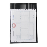 鸣固 平口发票袋 平口袋PE薄膜袋包装袋加厚票据收纳袋塑料袋防尘防潮内膜袋 8丝18CM*26CM 100只