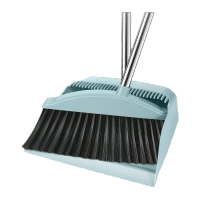 鸣固 扫把绿簸箕 总高75cm 头长25cm