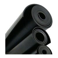 鸣固 绝缘垫 高压橡胶板 车间配电室用绝缘胶板胶垫地垫桌垫黑色平面 10KV 1m*5m*5mm(件)KW083650