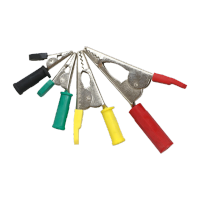 鸣固 鳄鱼夹纯铜镀镍电力专用夹开口10mm