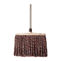 鸣固 ZJ6338老式不锈钢杆吸水拖把棉纱棉线拖把清洁墩布地拖 拖排38CMKW380803