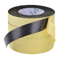 鸣固 EVA单面泡棉胶带 强粘缓冲防震海绵胶 防撞减震密封条汽车隔音防滑单面泡沫胶带 25mm*5m 3mm厚(2卷)