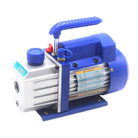 鸣固 真空泵 旋片式气泵单双级小型真空泵实验室冷柜空调制冷贴合机用真空泵 RS-1.5单级泵