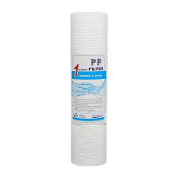 鸣固  净水器滤芯 平口通用10寸PP棉滤芯净水机前置熔喷过滤芯净水器滤芯5微米 10寸100克2个