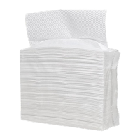 鸣固 擦手纸酒店卫生间檫手纸厨房纸巾厕所干手纸一次性搽手纸 中等尺寸200抽/包 20包/箱 KW352960