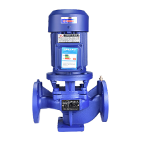 鸣固 立式管道离心泵 IRG冷热水增压循环水泵单级单吸冷却塔管道泵380V 40-125A-0.75kw