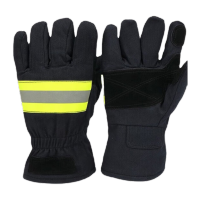 鸣固 02款单式消防战斗服手套 阻燃消防员训练演习消防战斗服配件 手套鸣固 消防手套 02款