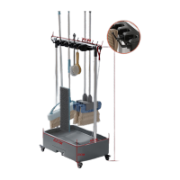 鸣固 移动落地式拖把架不锈钢放扫把拖布置物架商用清洁工具收纳沥水架 星灰色 小盆6挂 8钩KW057401