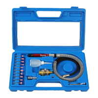 鸣固气动风磨笔 打磨笔 笔型风磨机雕刻机 气动工具雕刻笔气动抛光机  16件套