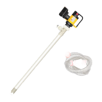 鸣固 手提式电动抽油泵大流量充电式插桶泵锂电抽液泵 1000W无刷锂电池款配合金四氟管 KW312124