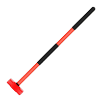 鸣固 防震八角锤 消防大铁锤 石头锤 火灾逃生器材 拆砸墙倒桩铁锤 12磅