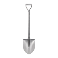 鸣固 全钢铁锹 钢柄铁铲 工兵铲园艺铁锹防汛抗洪铁铲 工程锰钢铁锹尖头锰钢大号CW102475