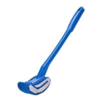 鸣固 ZJ6233纤维马桶刷 洁厕刷无死角软毛刷 卫生间坐便器刷子 颜色随机