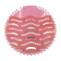 鸣固 芳香片男士小便池防堵香片过滤网尿斗香片酒店KTV专用毛刺防溅 红色(樱桃)3个CW933032