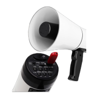 鸣固 手持喇叭扩音器喊话器 蓝牙无线喇叭大功率扩音器支持插卡播放可录音 20w300秒 KW338408